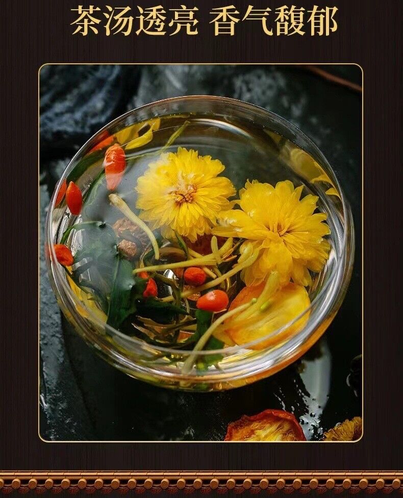 Chrysantheme, Wolfsbeere, Cassiasamentee Gesundheitserhaltender Teebeutel
