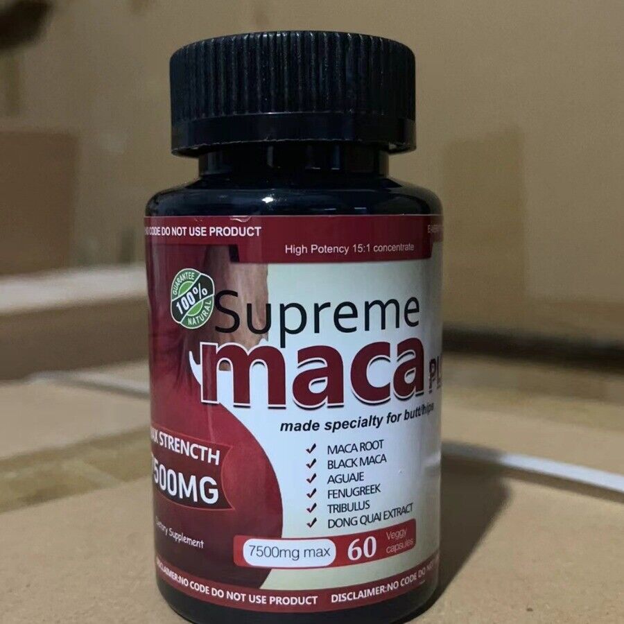 Organic Black Maca Root Extract Highest Potency Capsules 60 Capsules Secondary image