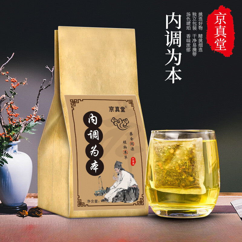 Sea Buckthorn Clove Barley Poria Hawthorn Orange Peel Chrysanthemum Tea Bags Main image