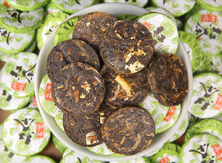 Fengqing Dianhong Premium Tea Yunnan Black Tea Cake Lemon Black Tea Flower Tea