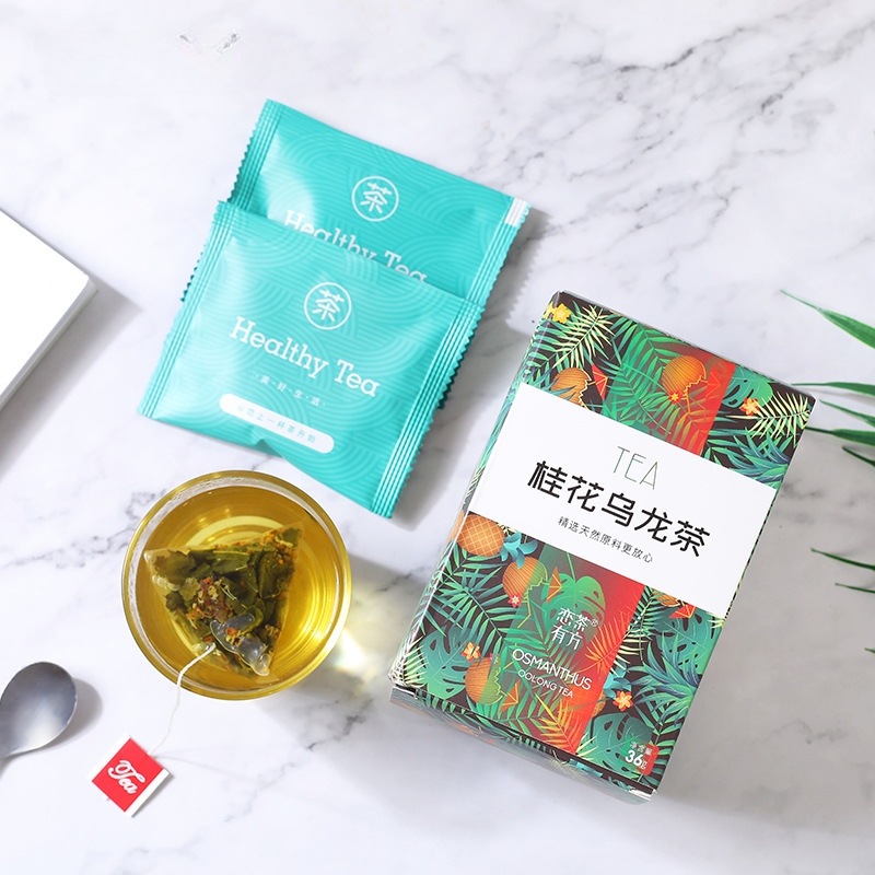 Honey Peach Flower Fruit Tea Triangle Bag Cold Soaked Tea White Peach Oolong