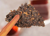 357g Yunnan Jinmai Pu Erh Tea Cake Aged Ripe Fermented Puer Tea Qi Zi Bing Cha