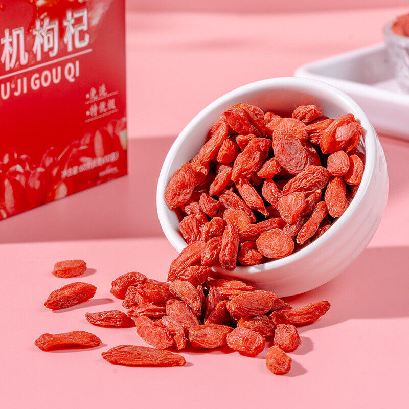 Organic Goji Berries Premium Sulfur-Free Ningxia Fresh Tea for Health Main image