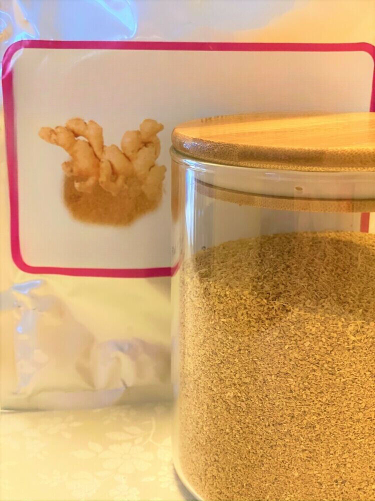 HELLOYOUNG Pure Ginger Granule ( Ground pieces) -Strong Flavour, old ginger Main image