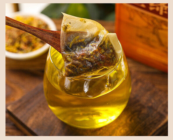 San Jiang Tea Cornstalks Mulberry Leaf Tea 流传金方三绛茶降非压非降降降茶非降三茶青钱柳玉米须桑叶茶养生