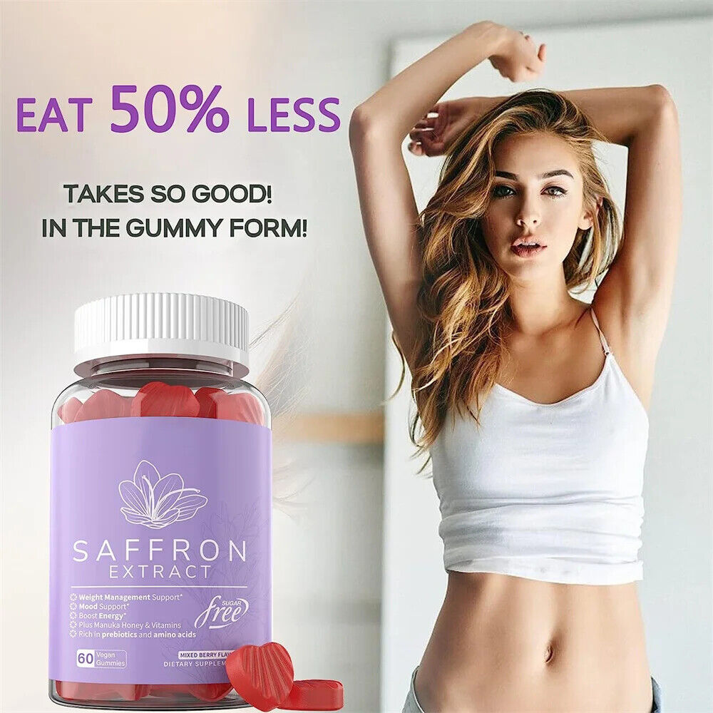 Saffron Gummies Sugar Free Rhodiola Rosea Saffron Extract Gummy Secondary image