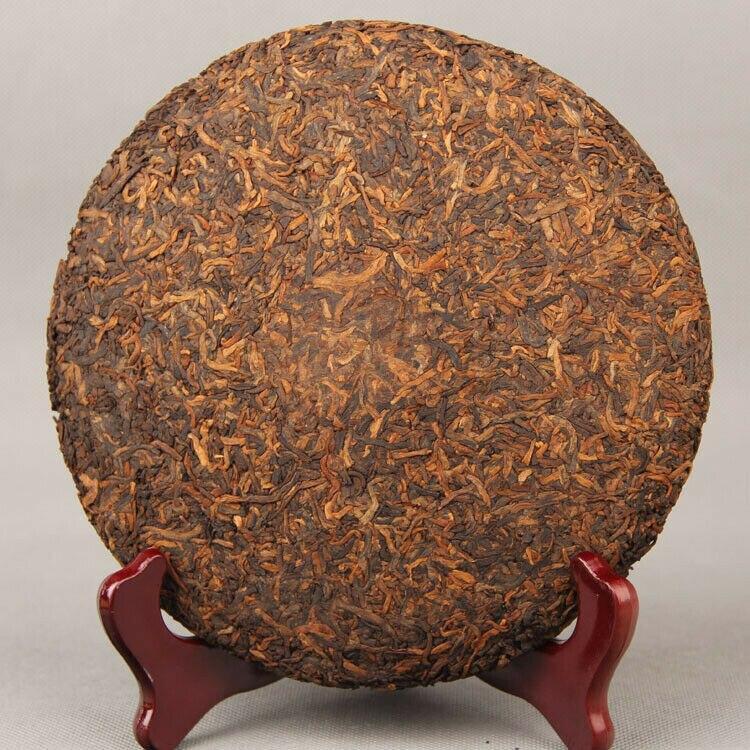 357g Menghai Palace Golden Ripe Puer Tea,2017 Gong Ting Jin Ya Shu Puer Tea
