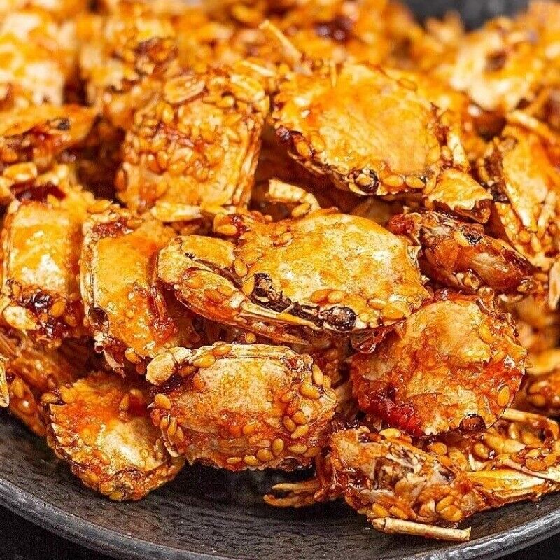 Spicy Sea Crab 11g*20 Packs Instant Seafood Spicy Baby Crab Snacks