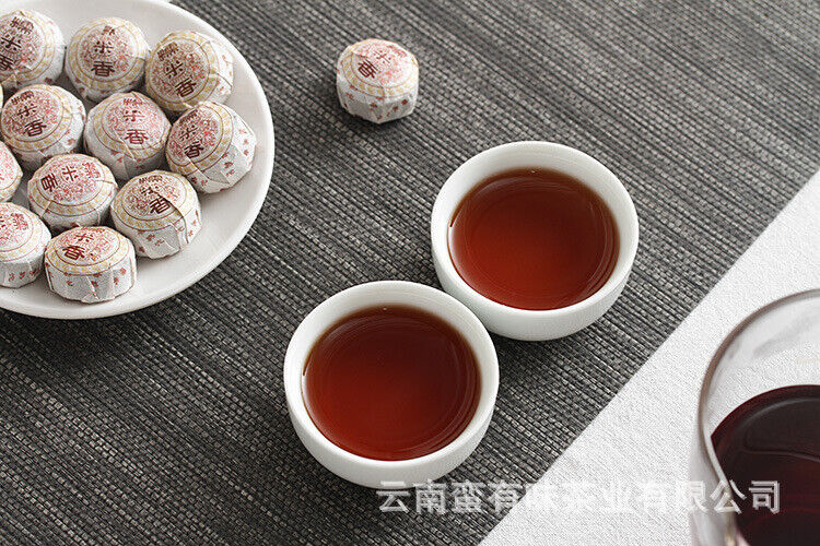 Yunnan Pu'er Tea 500g Glutinous Rice Fragrance Ripe Tuo(White Cotton) Pu'er