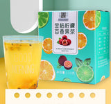 Green Orange Lemon Hundred Fragrance Fruit Tea Summer Cold Brewing Tea Fruit Tea