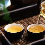 Moon Round Green Food  Puerh Tea Moon Cake Flower Good 100g/3.52oz Pu'er Raw Tea