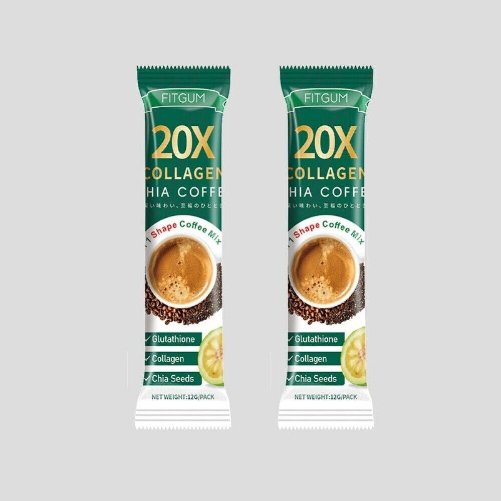 Collagen Protein Chia Seed Coffee Original Superfood Blend Natural 120g