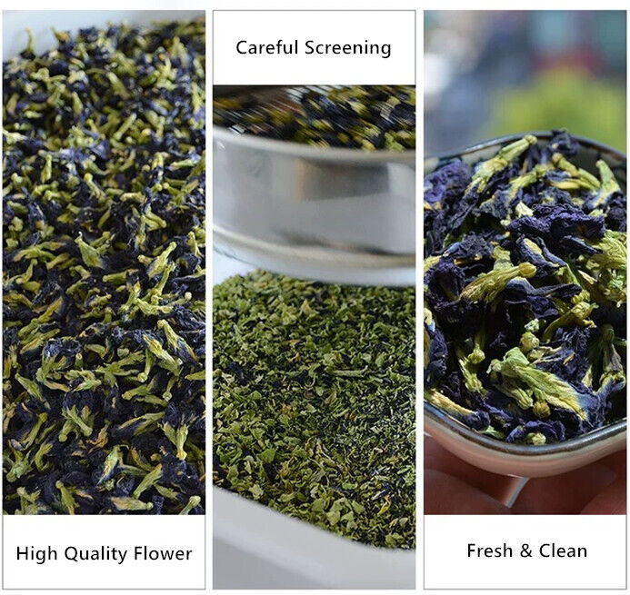 Dried Flower Tea Die Dou Hua Blue Butterfly Pea Flower Butterfly Pea Flower 500g