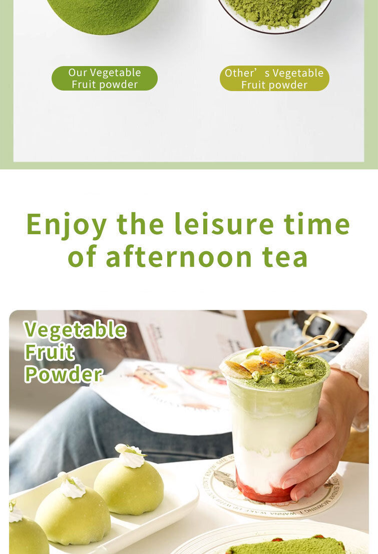 Fruit and Vegetable Powder Barley Leaves Green Juice Kale Powder Meal Replacemen