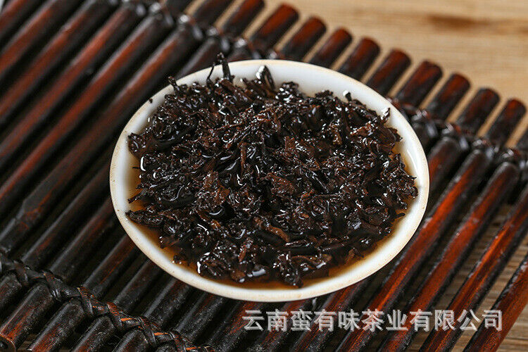 357g Puerh Tea Dry Storage Ripe Tea Menghai Palace Zhen Yunnan Seven Seed Cake