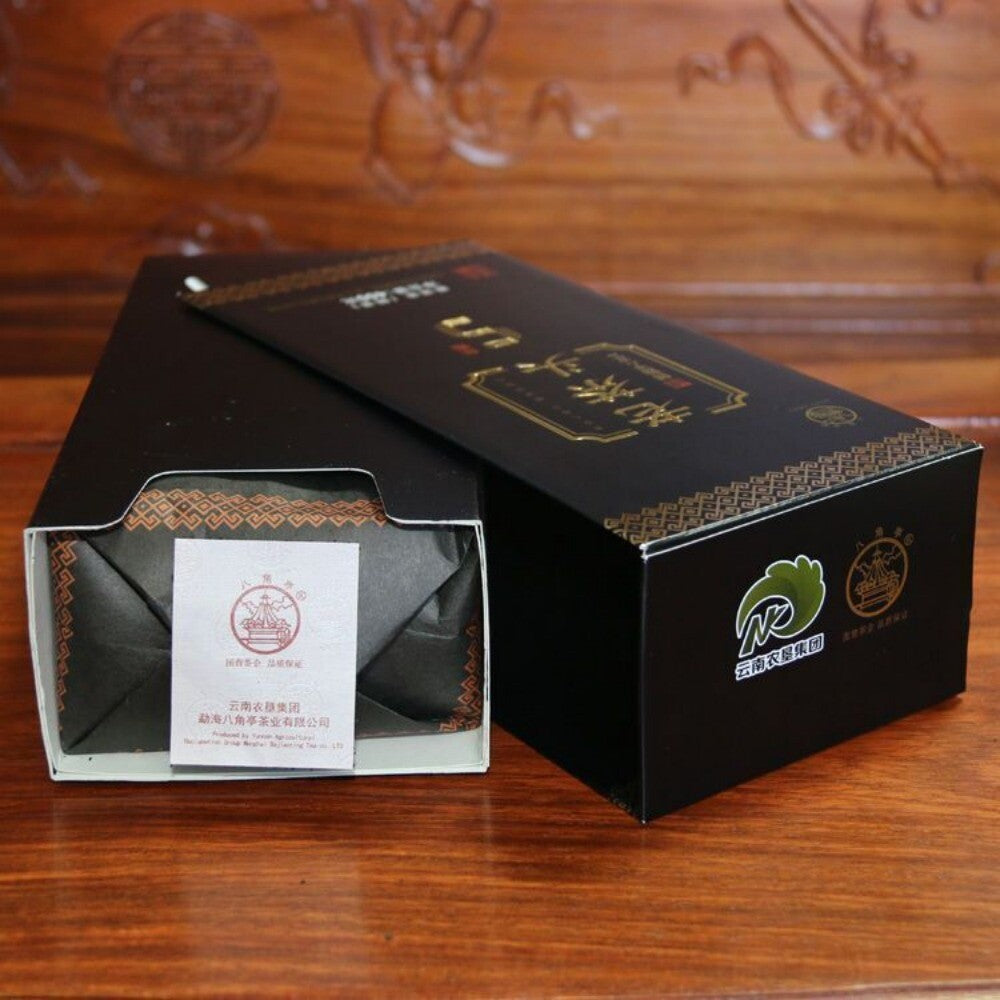 LAO CHA TOU * 2022 Ba Jiao Ting Old Tea Head 5 Years Aged Puer Tea 400g Ripe Cha