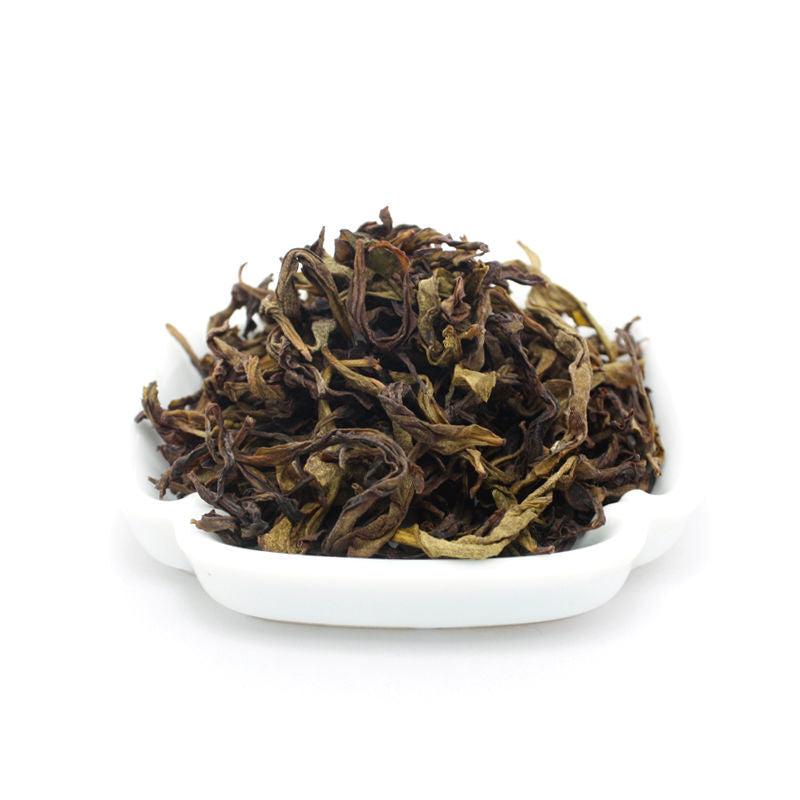 Red Edges Wuyi Rock Tea Four Famous Varieties Minbei Oolong with Green Leaves