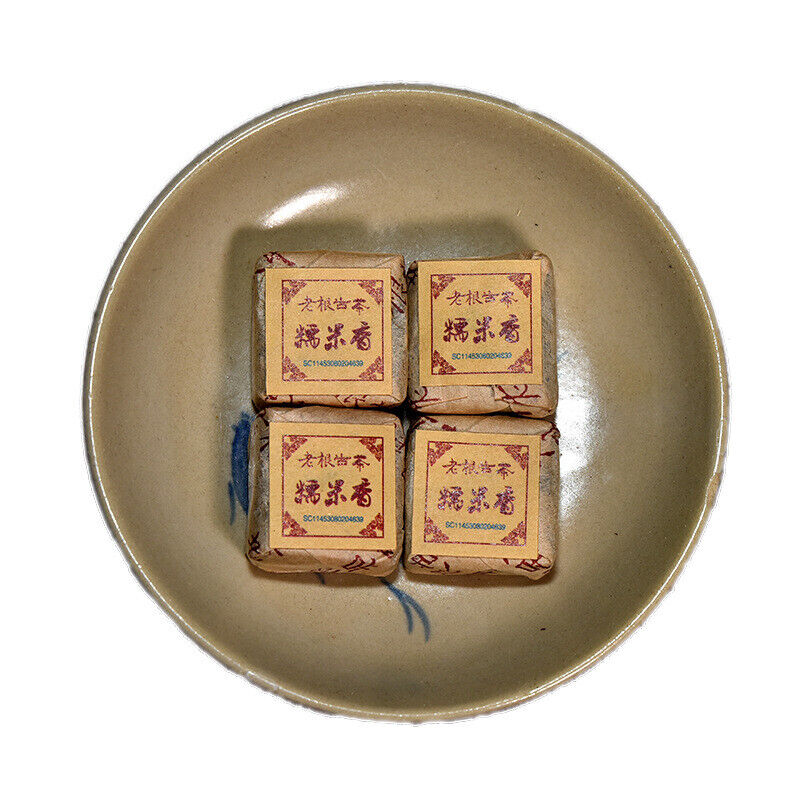 500g Yunnan Pu'er tea glutinous fragrant ripe tea mini small square brick tea Main image