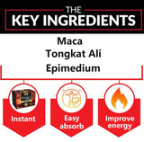 Man X-power Kaffee Custom Maca Bio Kräuter Instant Black Coffee 200g