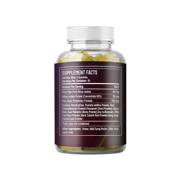Natural Hip Butt Enhancing Gummies Big Butt Capsule 60 Caps