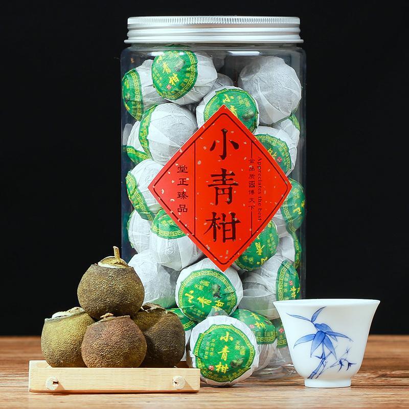 Dried Tangerine Cooked Puer peel ripe puer natural plant tea Xiao Qinggan 250g Main image