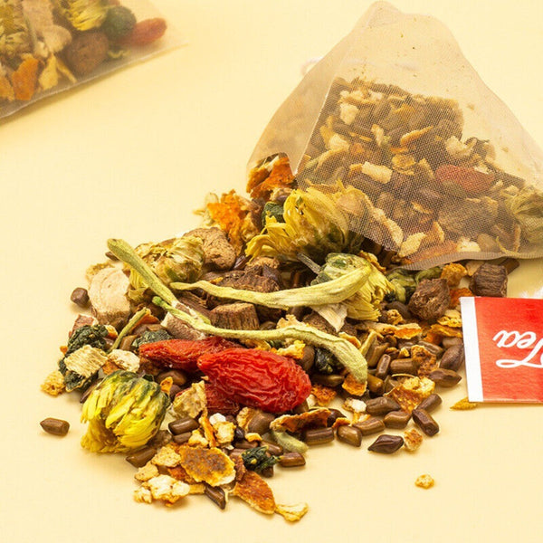 Honeysuckle Chrysanthemum Herbal Tea Floral Wellness Health Support Blend