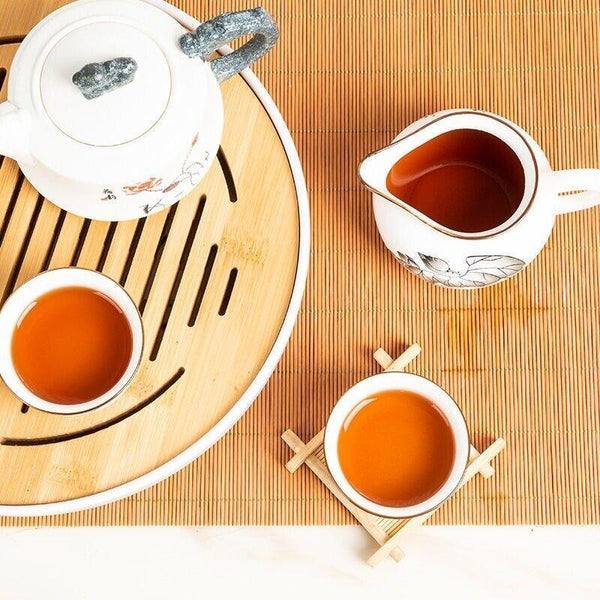 Yunnan Seven Tea Cake Yunnan 2008 Lincang Iceland Pu'er Tea Ripe Tea Cake