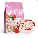 Meal Replacement Oatmeal Yogurt Baked Suannai Cereal Oatmeal Fruit Oatmeal 300g