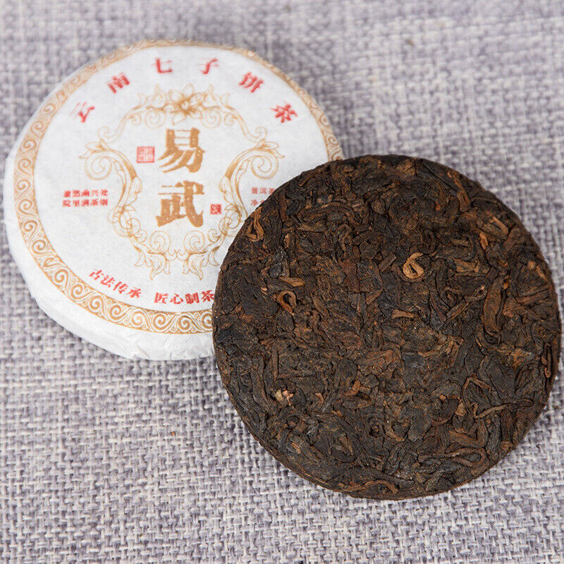 50g Yiwu Ripe Cake Yunnan Tea Yiwu Tea District Pu'er Tea Orchid Fragrance Main image