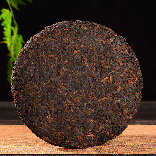 TeaAncient Tree Ripe Black Tea Health Care250g Yunnan Pu-Erh Tea Cake High Quality
