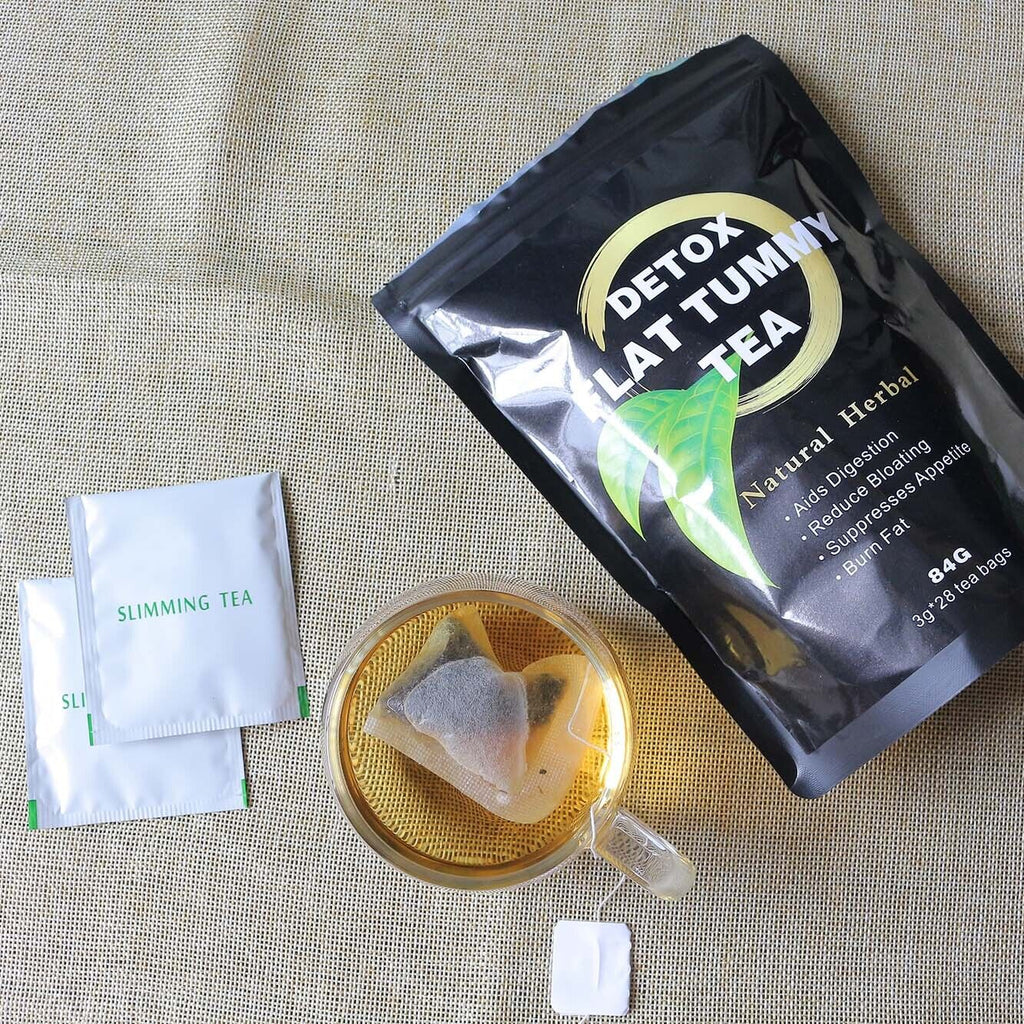 Detox Flat Tummy Tea Natural Organic Herb Skinny Belly Weight Loss Tea 3g*28bags