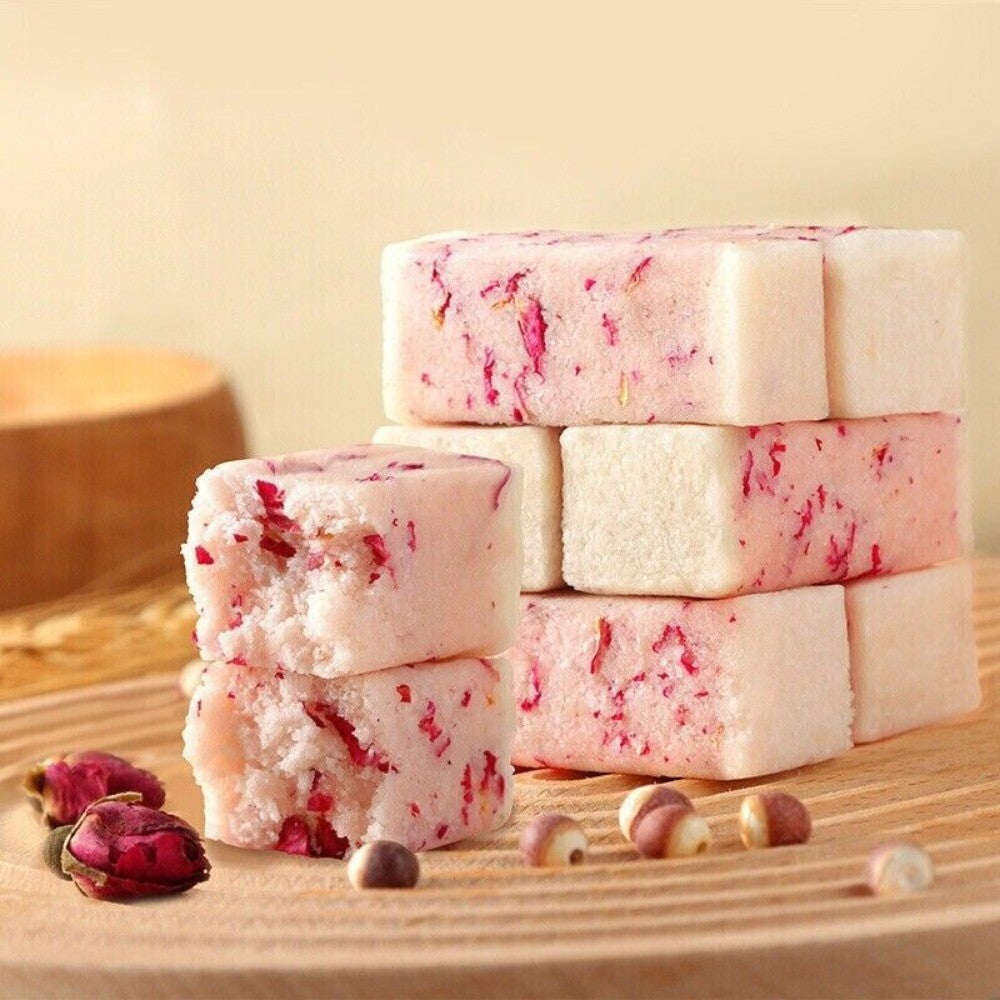 Artisan Rose Euryale Seed Cake Sugar Free Healthy Morning Energy Snack