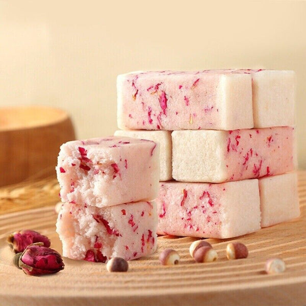 Artisan Rose Euryale Seed Cake Sugar Free Healthy Morning Energy Snack