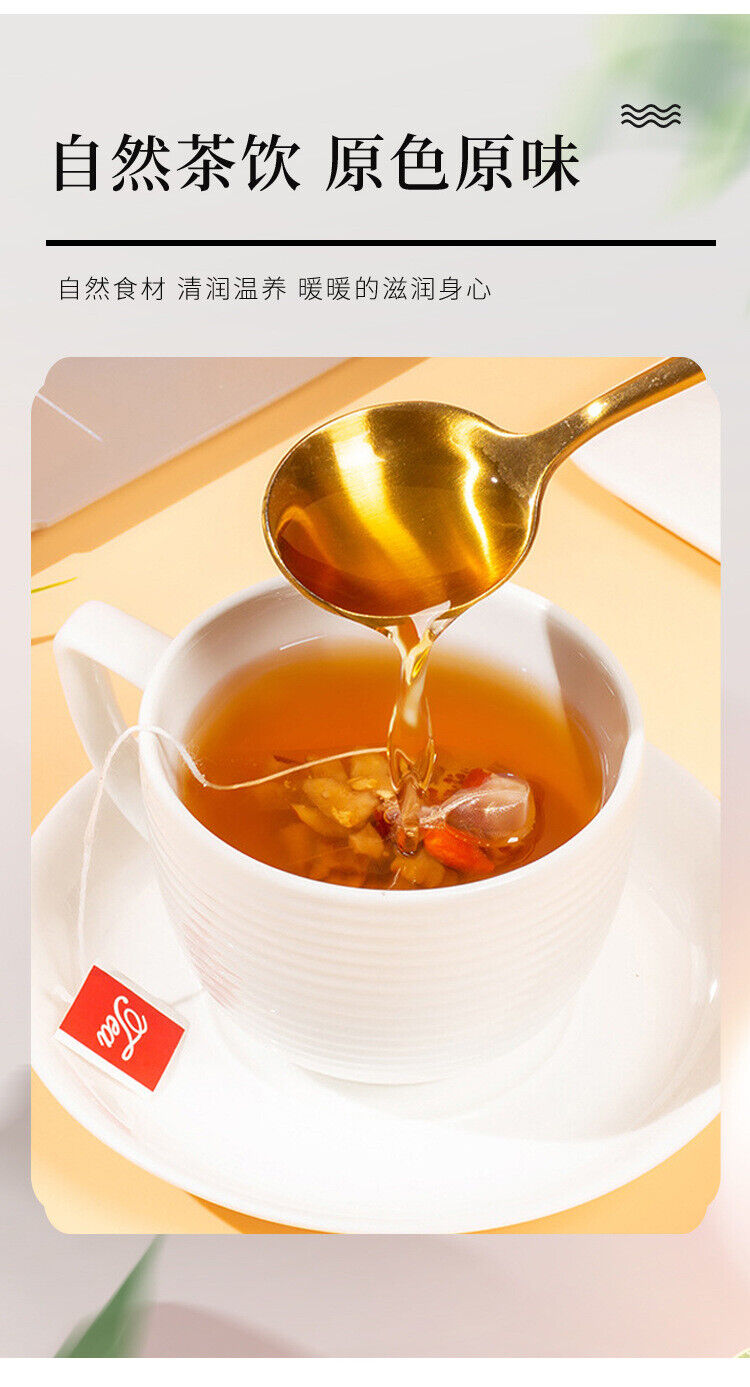 Sanfu Ginger Jujube Tea with Red Dates Dry Ginger and Goji Natural Herbal Blend