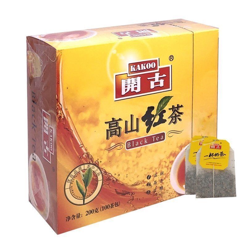 Kai Gu 100pcs Boxed Double Piece Premium Black Tea Yunnan Black Tea Bags 200g Main image