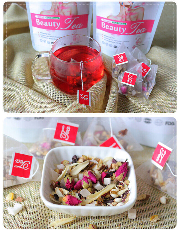 Skinny Tea Skin Beauty Glow Herbal Glowing Skin Complexion 7 Days Beauty Tea