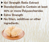 8.8oz Pure Extract for Focus & Cognitive Support Lion's Mane Mushroom Powder