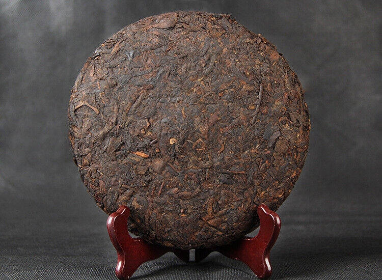 Pu'er Tea Old Pu'er Cake Five Year Menghai Dry Warehouse Qizi Cake 357g Ripe Tea