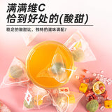 Strawberry, Green Orange, Passion Fruit Tea Freeze-Dried Fruit Tea Bags Summer