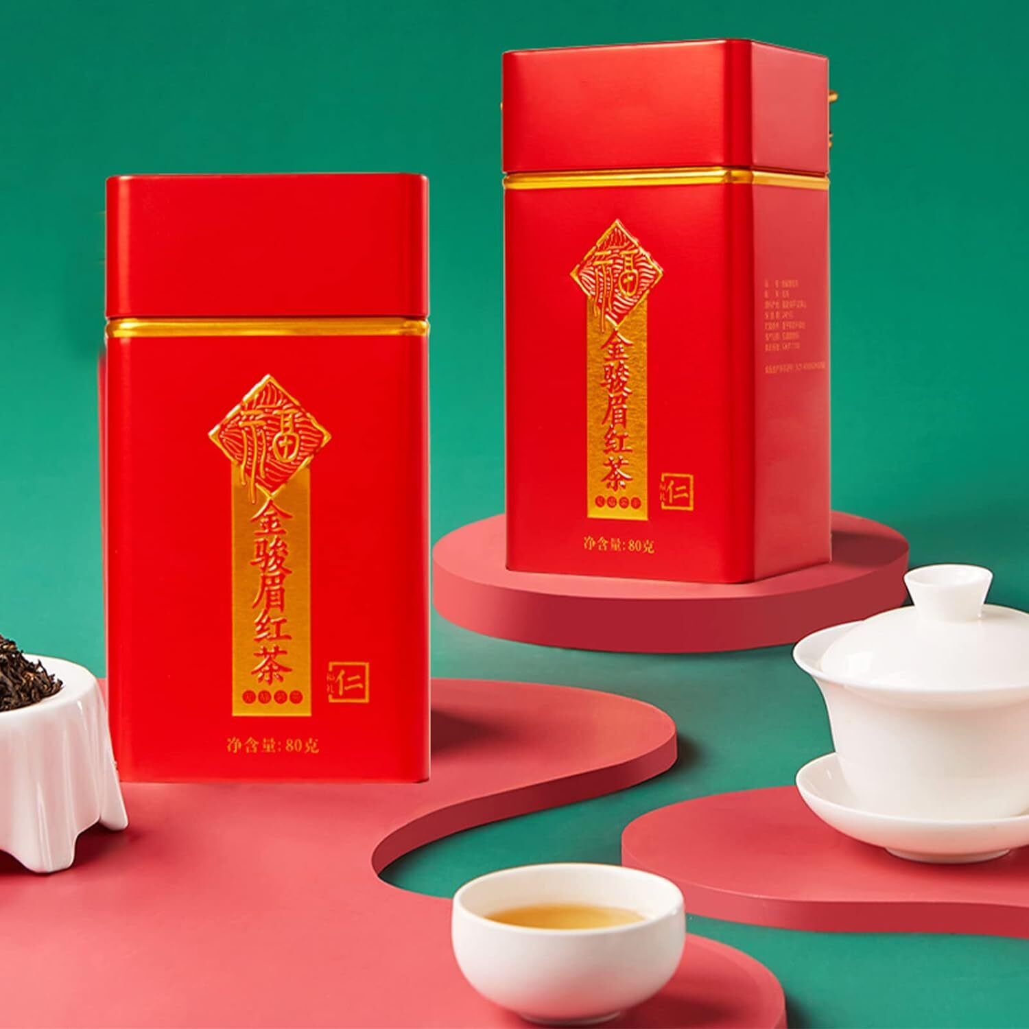 Jinjunmei Schwarzer Tee Wuyi Mountain Golden Eyebrow Schwarzer Tee 80g