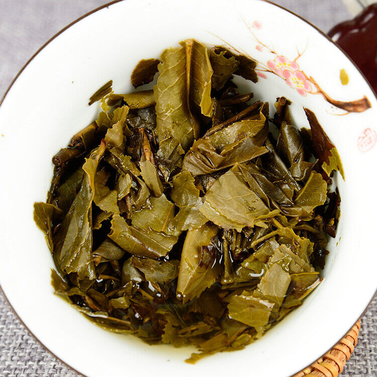 Puerh Tea Centennial Ancient Tree 357g Raw Cake Golden Leaf Puerh