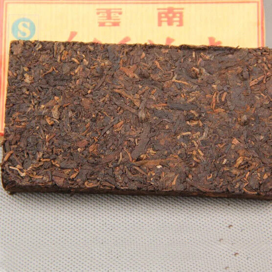Fermented Yunnan Menghai 7581 Cooked Tea Brick Natural Puer Tea Brick 250/brick