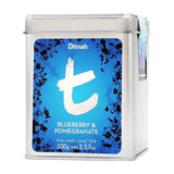 Fruity Loose Tea 100g Tin Dilmah T Blueberry Pomegranate Flavored Black Tea