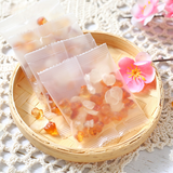 15g*10 small packaging boxes peach gum soap horn rice snow swallow combination