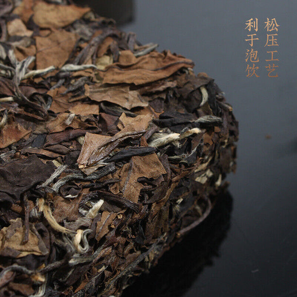 White Tea High Mountain Sun Date Fragrance Old Shoumei Tea Brick 250g/8.8oz