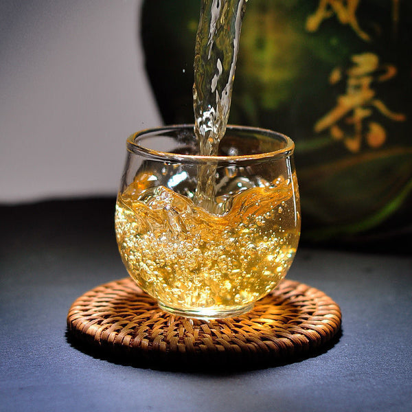 Scrape Wind Walled Puerh Raw Tea Yiwu Tea District Seven Son Cake Tea 357g Cake