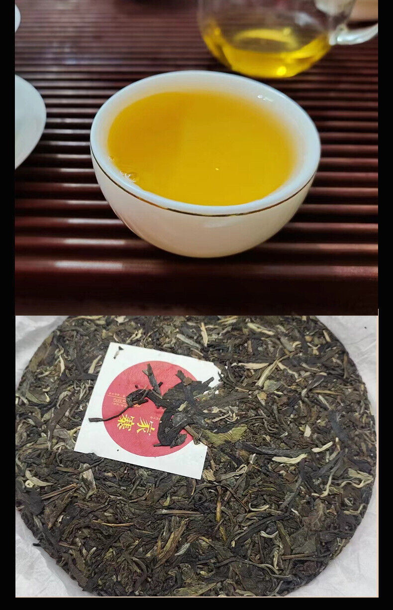 Yunnan Pu'er Tea Dingjiazhai Ancient First Spring Pu'er Raw Tea 357g Cake Tea
