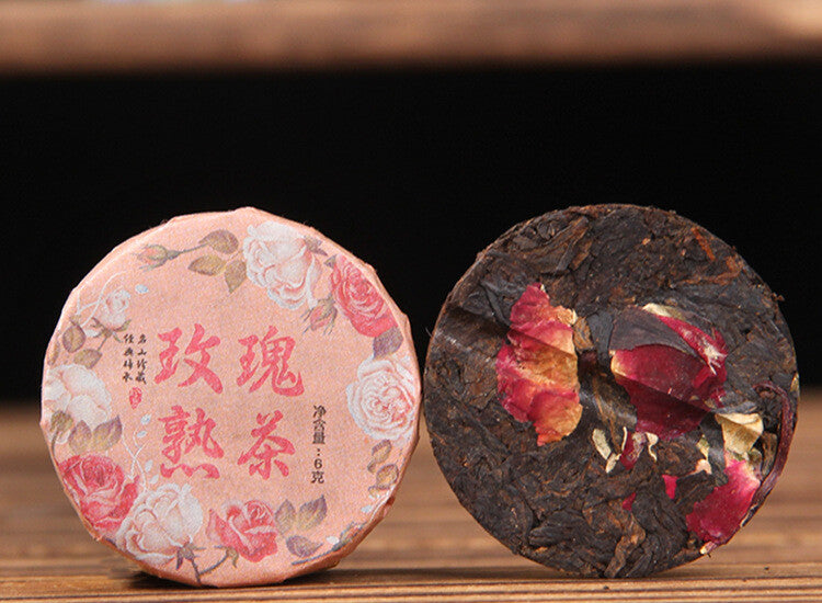 Small Tea Cake Sticky Rice Aroma Premium Tea 13PCS Yunnan Pu-erh Tea Black Tea