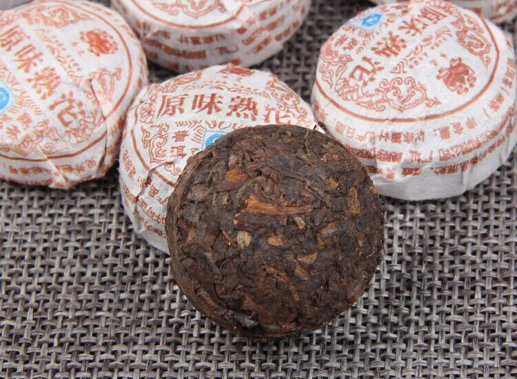 Yunnan Menghai Pu'er Ripe Tea Mini Tuocha Fermented and Natural Flavor Tuocha