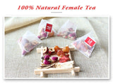 Female Fertility Tea Womb Detox Pyramid Triangle Tea Bag Yoni Uterine Detox Tea